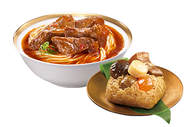 干貝海味粽(3入) + 老協珍牛肉麵2盒